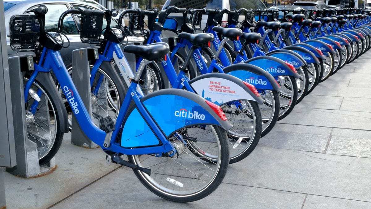 bike share docking station