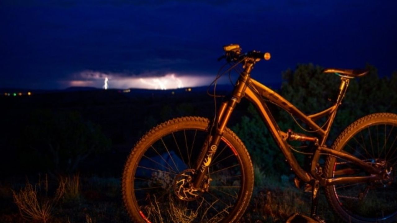 How Safe is a Bike in a Lightning Storm?