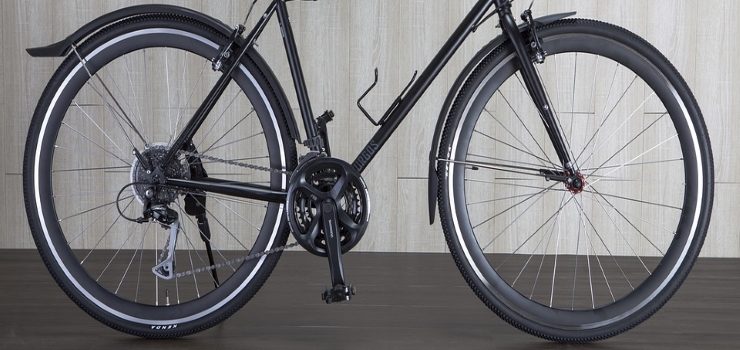 rims of a hybrid bicycle